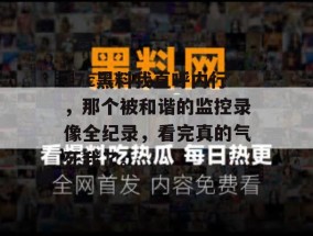 17c黑料我直呼内行，那个被和谐的监控录像全纪录，看完真的气死我了。